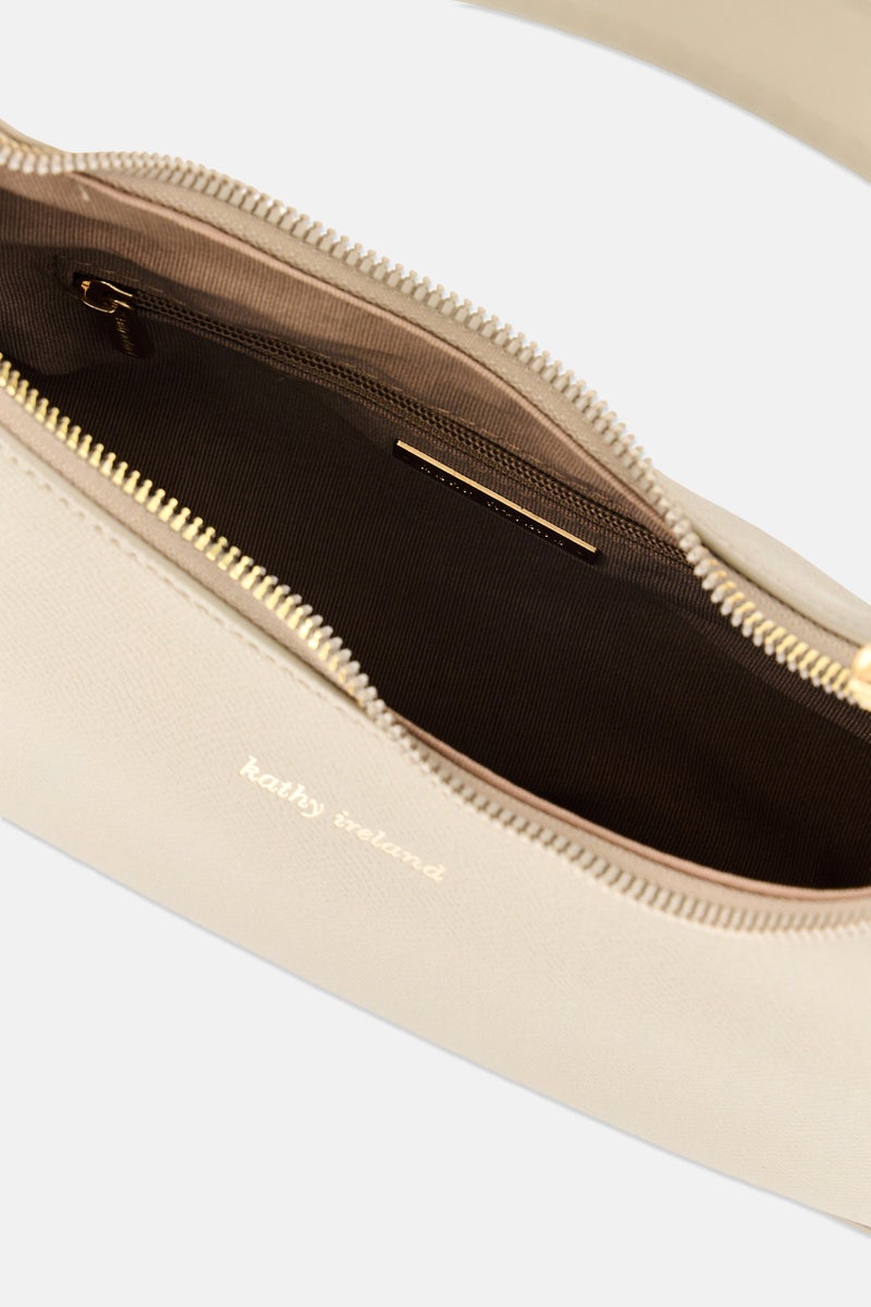 Kathy Ireland Women Brand Logo Shoulder Bag, Grey - Image 2